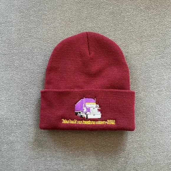 Embroidered Fu🍁k Trudeau Toque - Picture 2 of 2